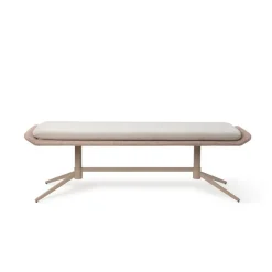 Outlet Jesper Home Eetkamerbank Oketo Ton sur ton, 162cm