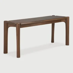 Best Ethnicraft Eetkamerbank PI Gevernist Teakhout, kleur Bruin