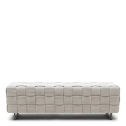 Rivièra Maison Eetkamerbank Room 48 Mouliné Linen, 150cm, kleur Fabulous Flax