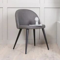 Online Nohr Eetkamerstoel Amon kleur Grijs