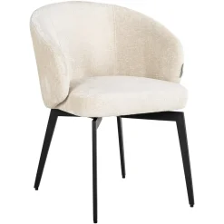 Online Richmond Interiors Eetkamerstoel Amphara Chenille