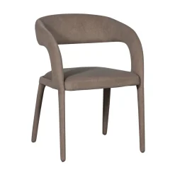 New vtwonen Eetkamerstoel Arms Vilt look, kleur Bruin