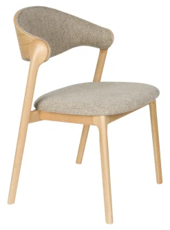 Best Dutchbone Eetkamerstoel Babington Stof en beukenhout