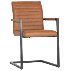 New WOOOD Eetkamerstoel Bas Lederlook