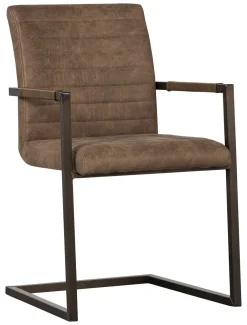 New WOOOD Eetkamerstoel Bas Lederlook