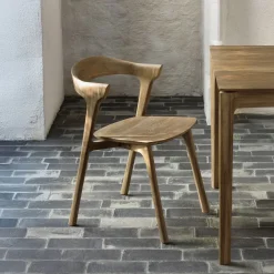 Discount Ethnicraft Eetkamerstoel Bok Teakhout