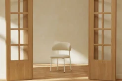 Hot Nohr Eetkamerstoel Clarinda Bouclé, kleur Beige