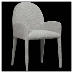 Outlet vtwonen Eetkamerstoel Elegance Bouclé, kleur Greige