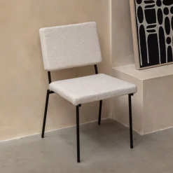 Sale Zuiver Eetkamerstoel Fellow kleur Off White