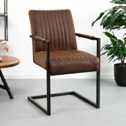 Clearance Tower Living Eetkamerstoel Ferro met armleuning