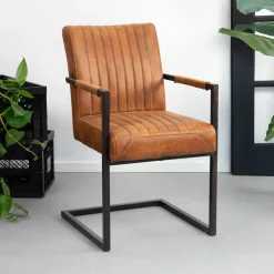 Clearance Tower Living Eetkamerstoel Ferro met armleuning