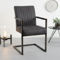 Clearance Tower Living Eetkamerstoel Ferro met armleuning