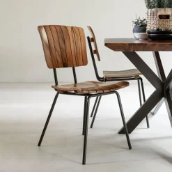 New DTP Home Eetkamerstoel Flare Suarhout Naturel