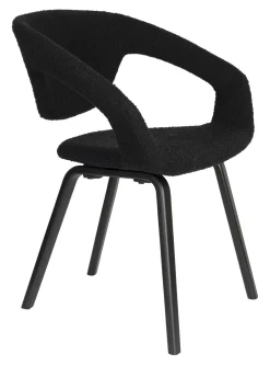 Online Zuiver Eetkamerstoel Flexback Bouclé