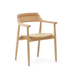 New Kave Home Eetkamerstoel Fondes Eikenhout