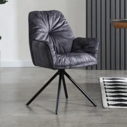 Discount Artistiq Living Eetkamerstoel Gadi Velvet, draaibaar