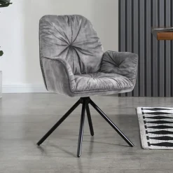Discount Artistiq Living Eetkamerstoel Gadi Velvet, draaibaar