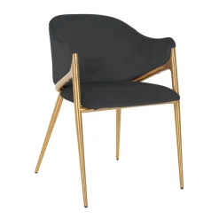 Hot Richmond Interiors Eetkamerstoel Gwen Velvet Antraciet