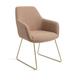 Discount Jesper Home Eetkamerstoel Hiroo Slide Gold