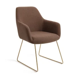 Discount Jesper Home Eetkamerstoel Hiroo Slide Gold