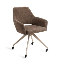 Clearance Jesper Home Eetkamerstoel Hofu Caster Grey