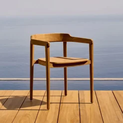 Hot Kave Home Eetkamerstoel Icaro hout Teak