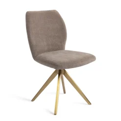 New Jesper Home Eetkamerstoel Ikata Turn Gold, Draaibaar