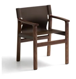 Clearance Kave Home Eetkamerstoel Jan Leder en essenhout