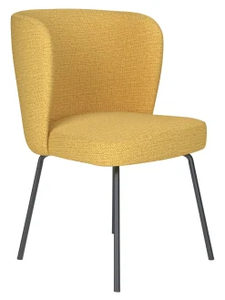 Outlet ZILT Eetkamerstoel Joshalyn Geweven stof