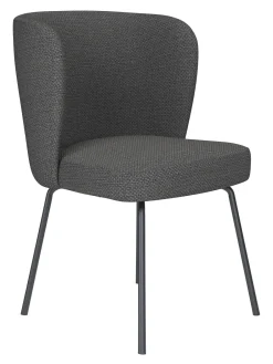 Outlet ZILT Eetkamerstoel Joshalyn Geweven stof