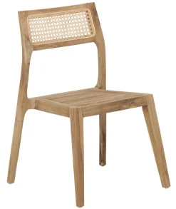 New MUST Living Eetkamerstoel Kai Teakhout en touw