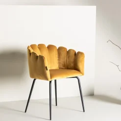 Outlet Nohr Eetkamerstoel Kyrstle Met armleuning, Velvet