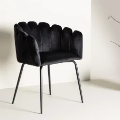 Outlet Nohr Eetkamerstoel Kyrstle Met armleuning, Velvet