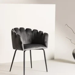 Outlet Nohr Eetkamerstoel Kyrstle Met armleuning, Velvet