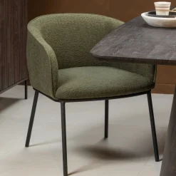 Sale WOOOD Eetkamerstoel Leon Bouclé