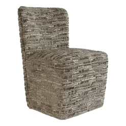 Best Richmond Interiors Eetkamerstoel Lorain Met wieltjes, kleur Greige