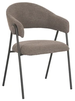 Clearance LABEL51 Eetkamerstoel Lowen Bouclé