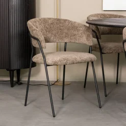 LABEL51 Eetkamerstoel Luuk Elite stof