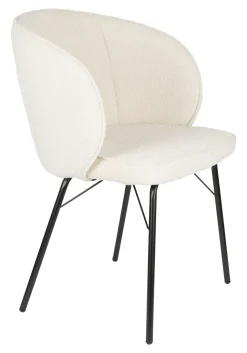 ZILT Eetkamerstoel Lysandra Bouclé