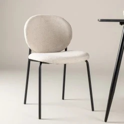 Nohr Eetkamerstoel Marguita Bouclé, kleur Beige