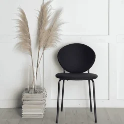 New Nohr Eetkamerstoel Marguita Stof Zwart