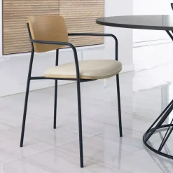 Kave Home Eetkamerstoel Maureen Eiken