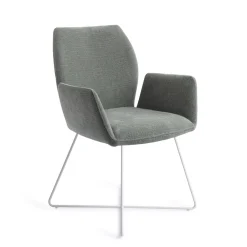 Clearance Jesper Home Eetkamerstoel Misaki Cross White Breezy Blue