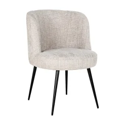 New Richmond Interiors Eetkamerstoel Morton Chenille, kleur Naturel