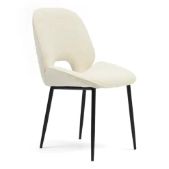 Rivièra Maison Eetkamerstoel Mr. Beekman Bouclé, kleur Simply White