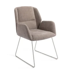 Clearance Jesper Home Eetkamerstoel Myoko Slide Steel