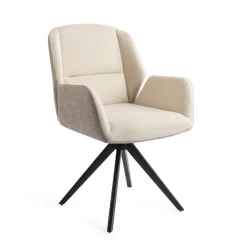 Clearance Jesper Home Eetkamerstoel Myoko Turn Black, Draaibaar