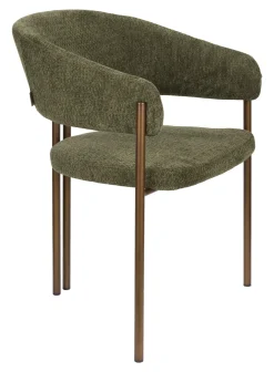 Discount Dutchbone Eetkamerstoel Naida Bouclé