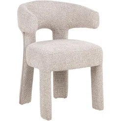 Richmond Interiors Eetkamerstoel Nerio Geweven stof, kleur Naturel