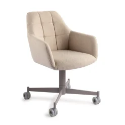 Best Jesper Home Eetkamerstoel Noto Caster Grey